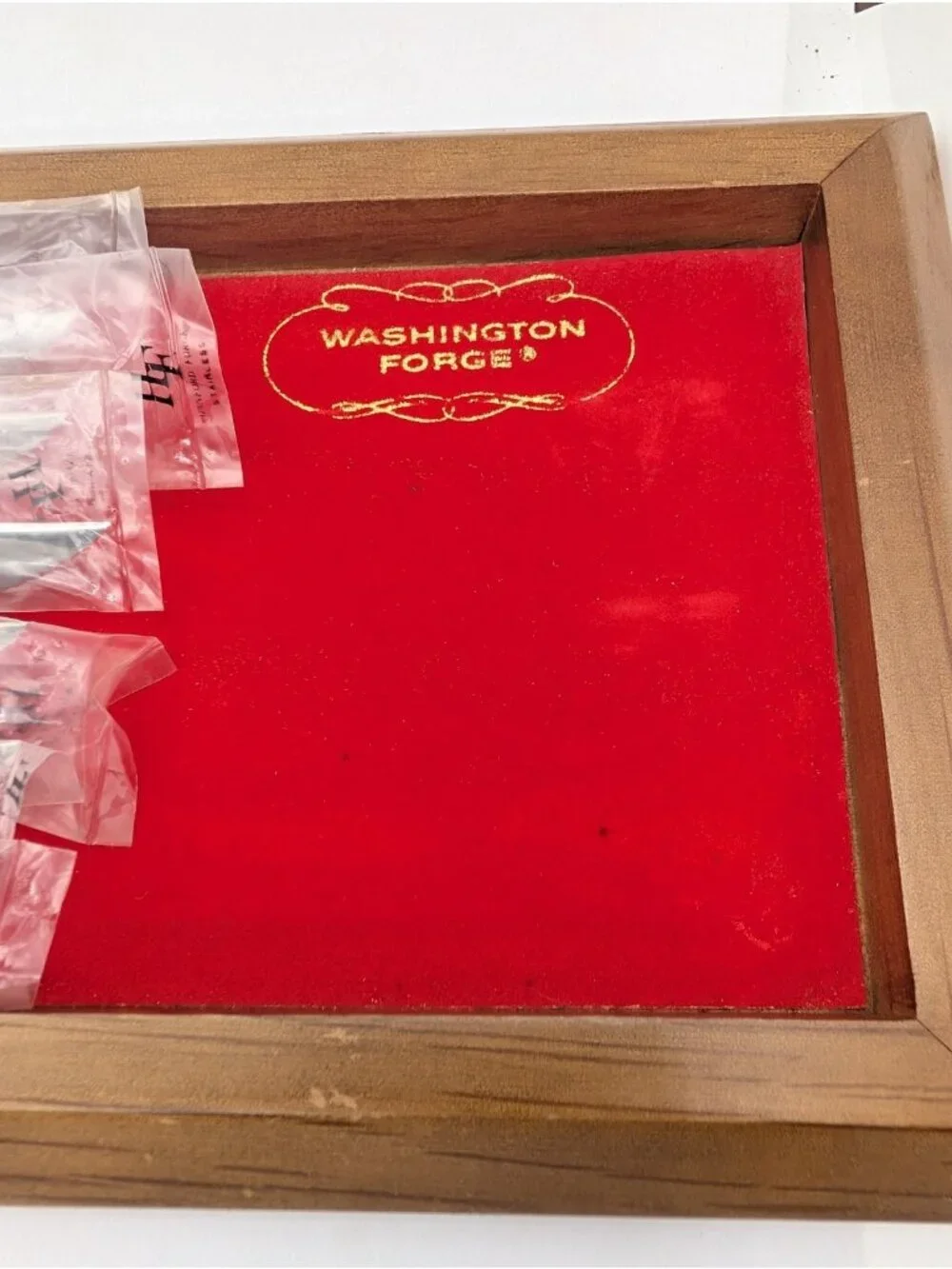 Set 6 Washington Forge Charleston Knives steak Japan Stainless Flatware w/box